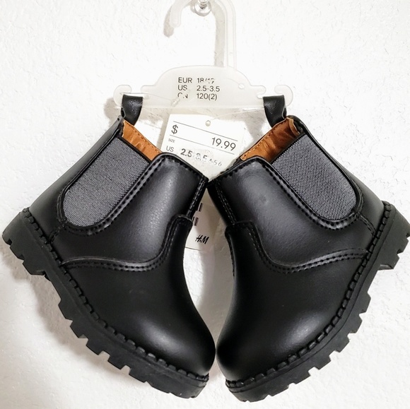 infant black chelsea boots